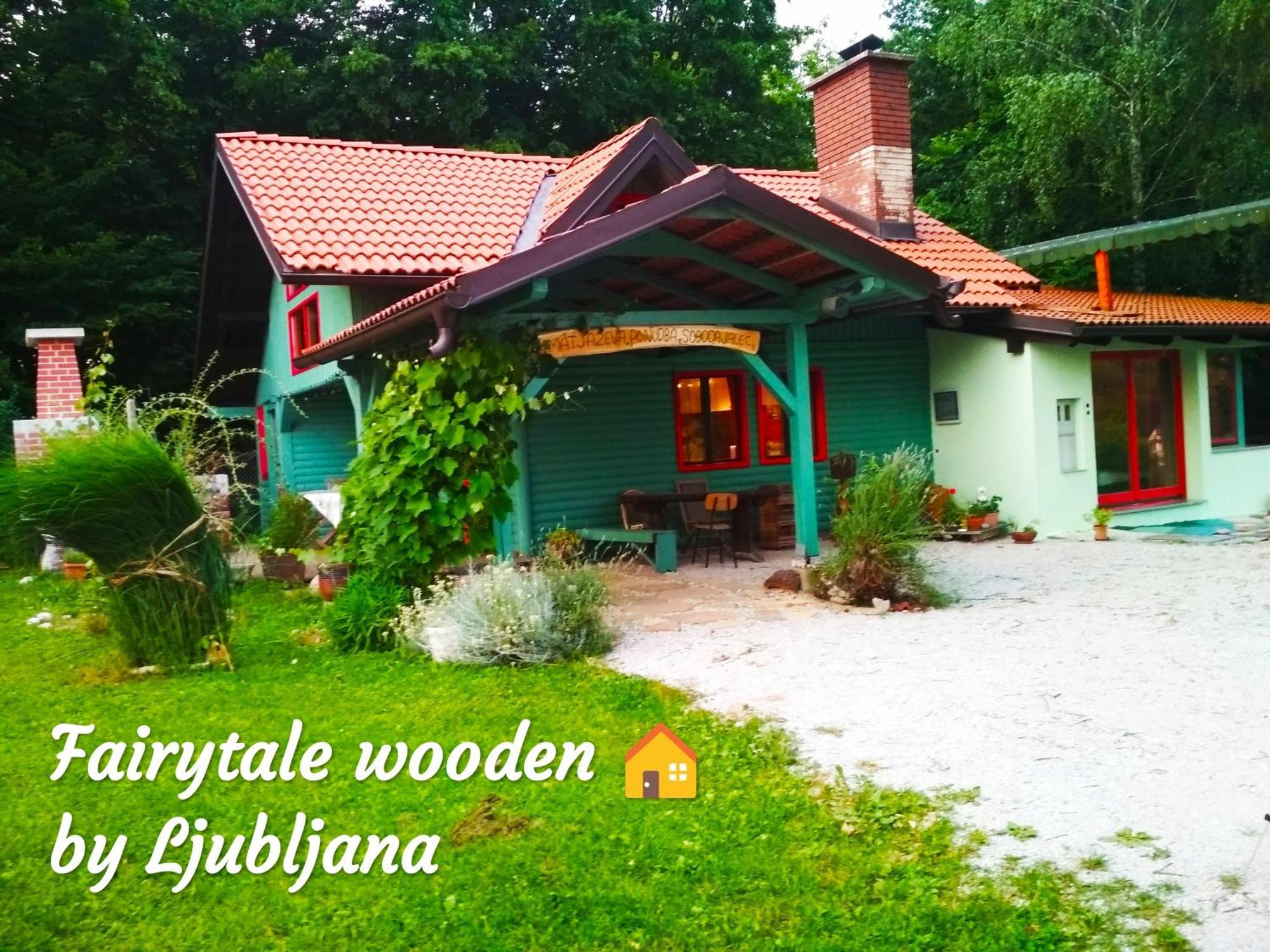 Vila Fairytale Wooden House By Ljubljana Grosuplje Exteriér fotografie