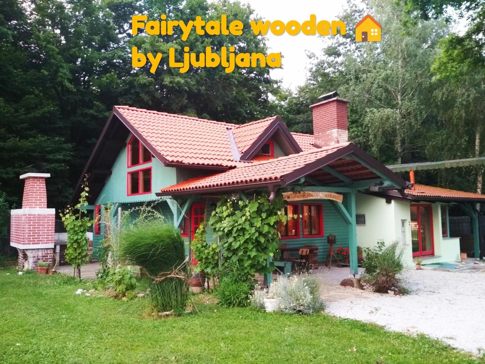 Vila Fairytale Wooden House By Ljubljana Grosuplje Exteriér fotografie