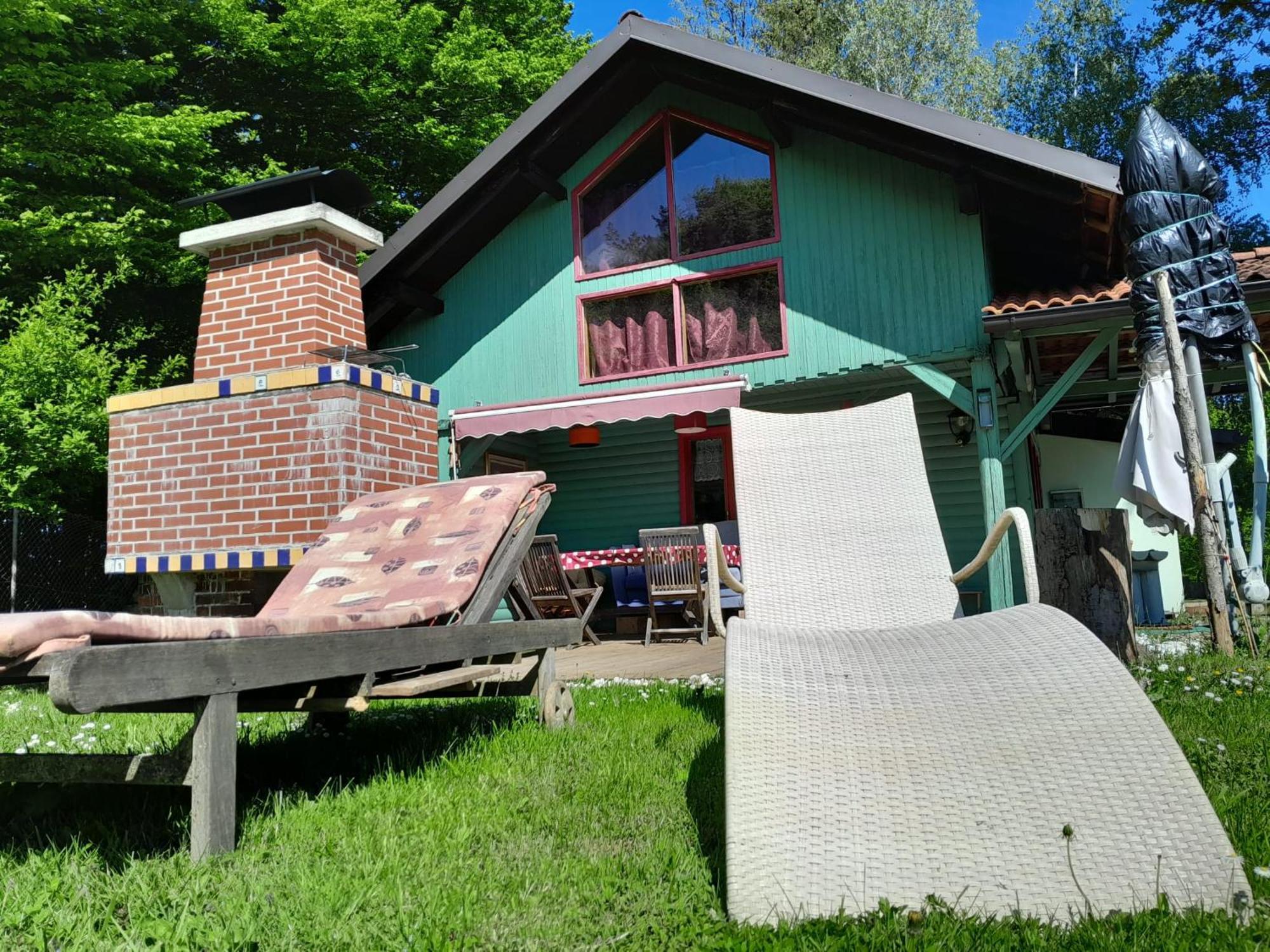 Vila Fairytale Wooden House By Ljubljana Grosuplje Exteriér fotografie