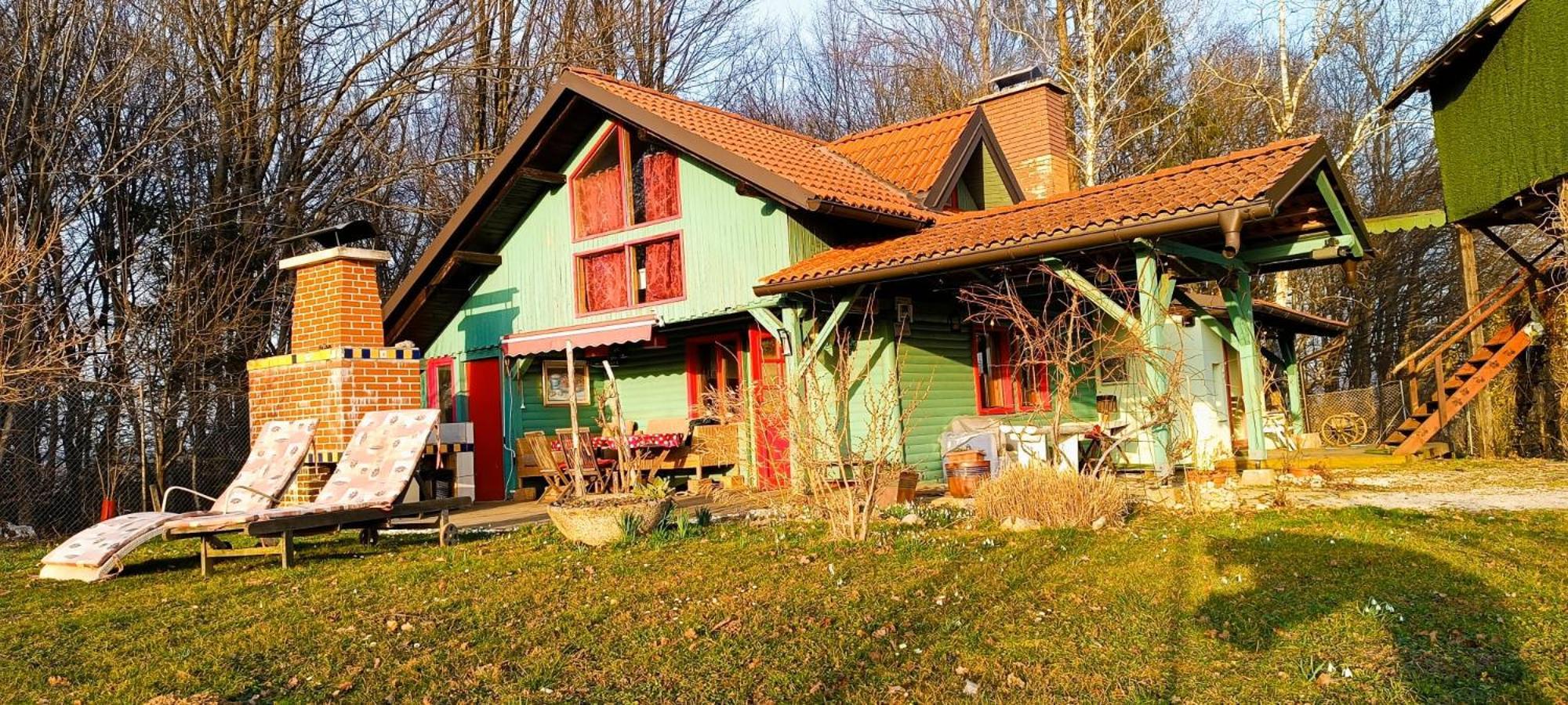 Vila Fairytale Wooden House By Ljubljana Grosuplje Exteriér fotografie
