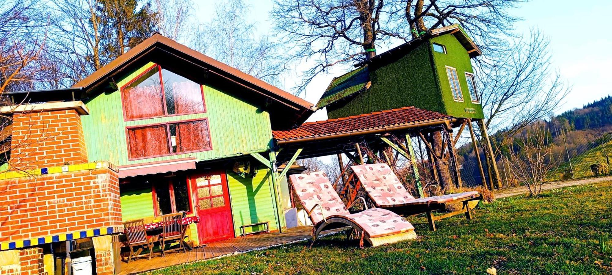 Vila Fairytale Wooden House By Ljubljana Grosuplje Exteriér fotografie