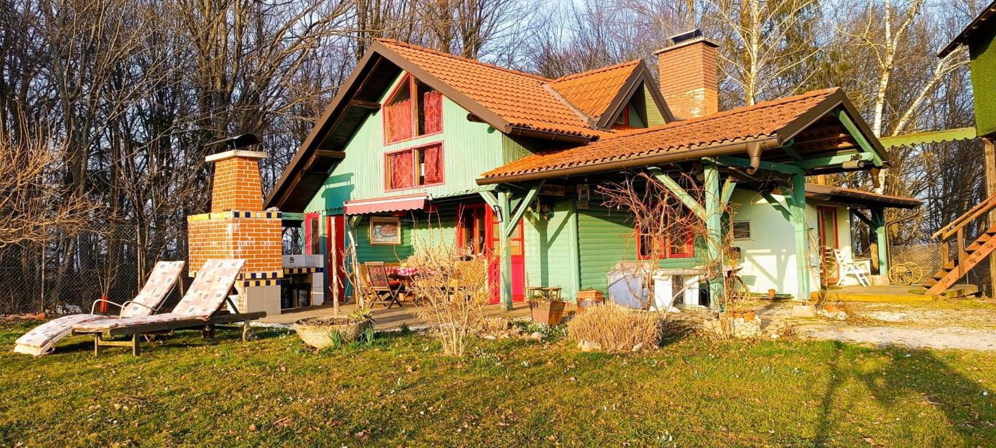 Vila Fairytale Wooden House By Ljubljana Grosuplje Exteriér fotografie